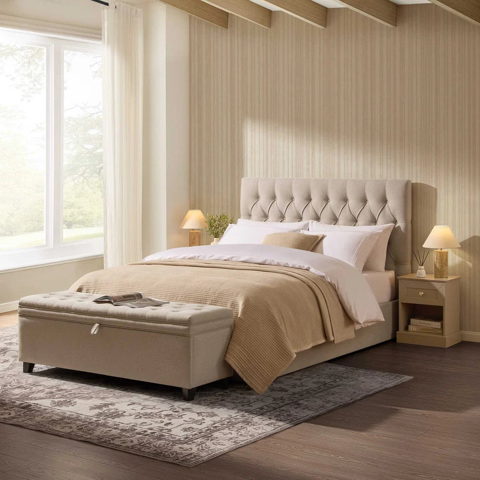 Florence Upholstered Ottoman Bed