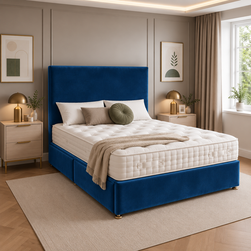 Navy Plush Velvet