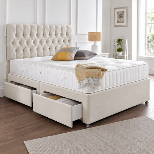 Cream Plush Velvet