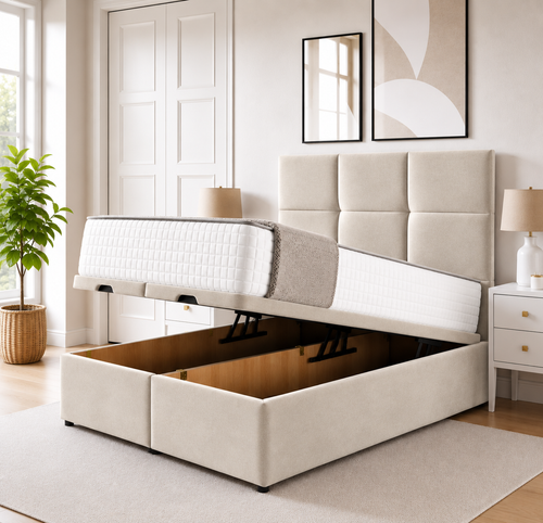 Cream Plush Velvet