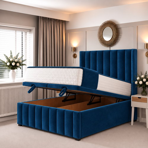Navy Plush Velvet