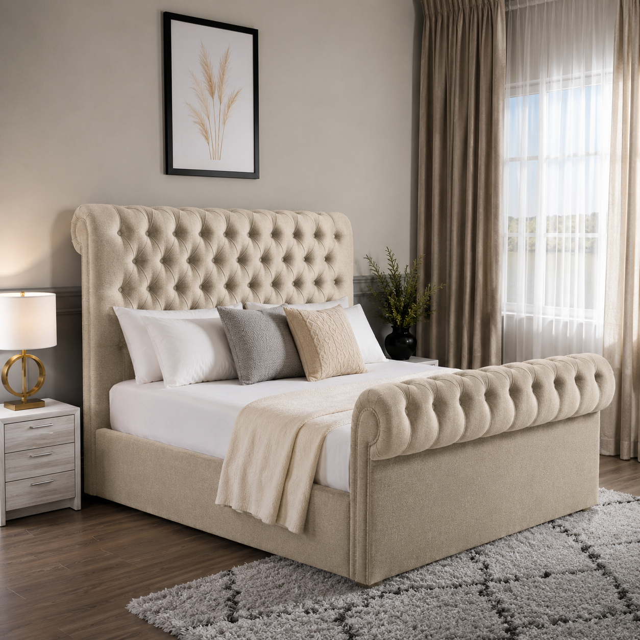 Oxford Upholstered Bed