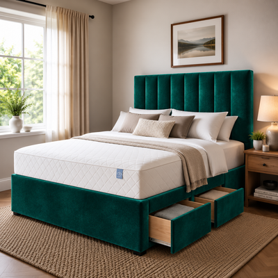 Emerald Green Plush Velvet