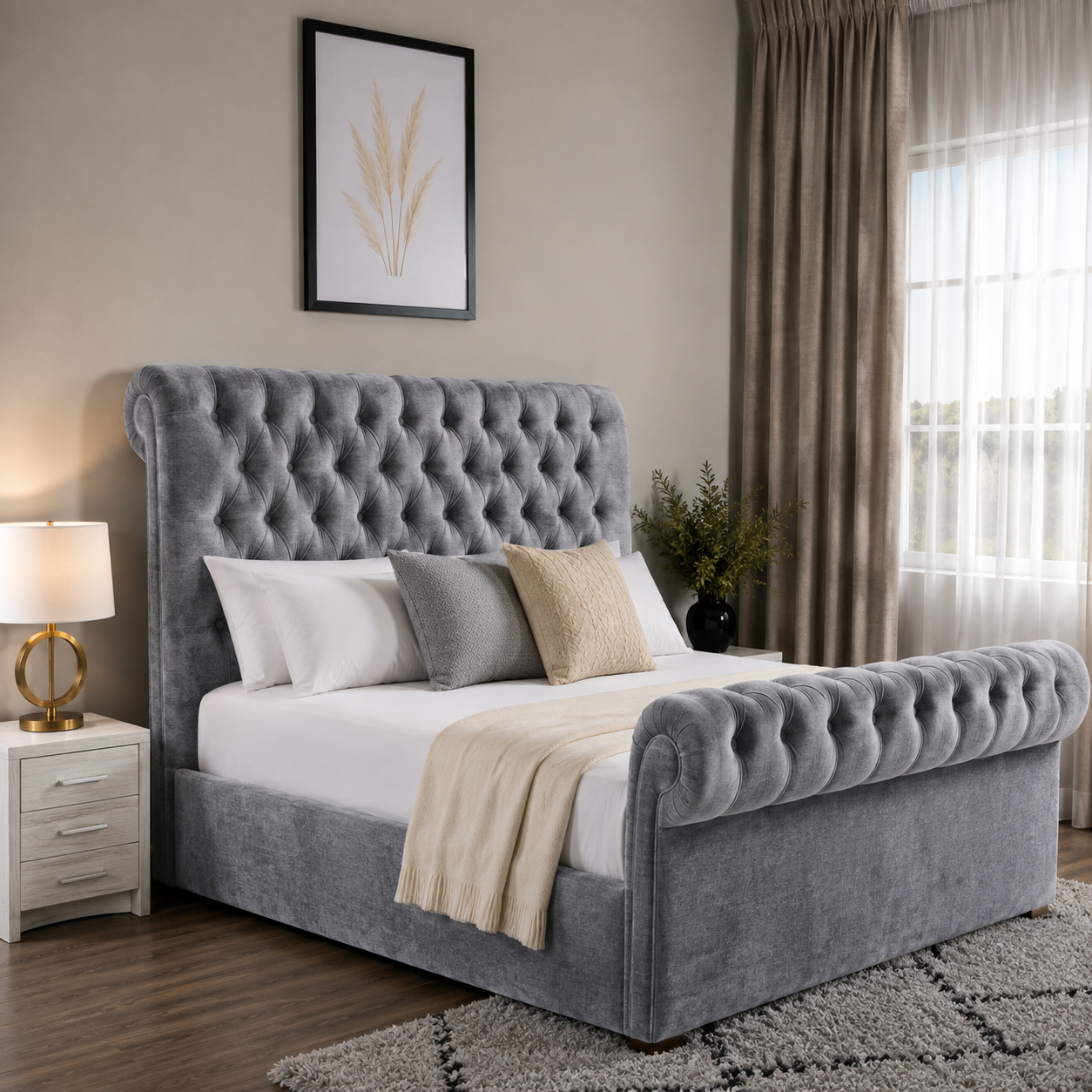 Oxford Upholstered Bed