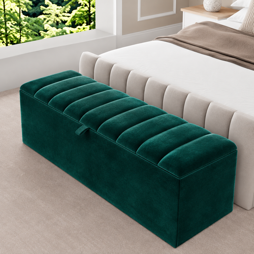 Emerald Green Plush Velvet