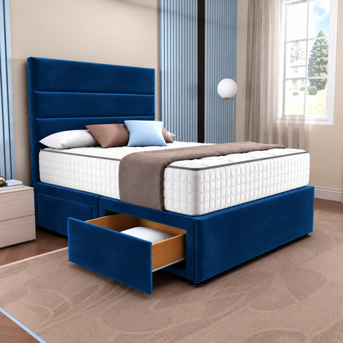 Navy Plush Velvet
