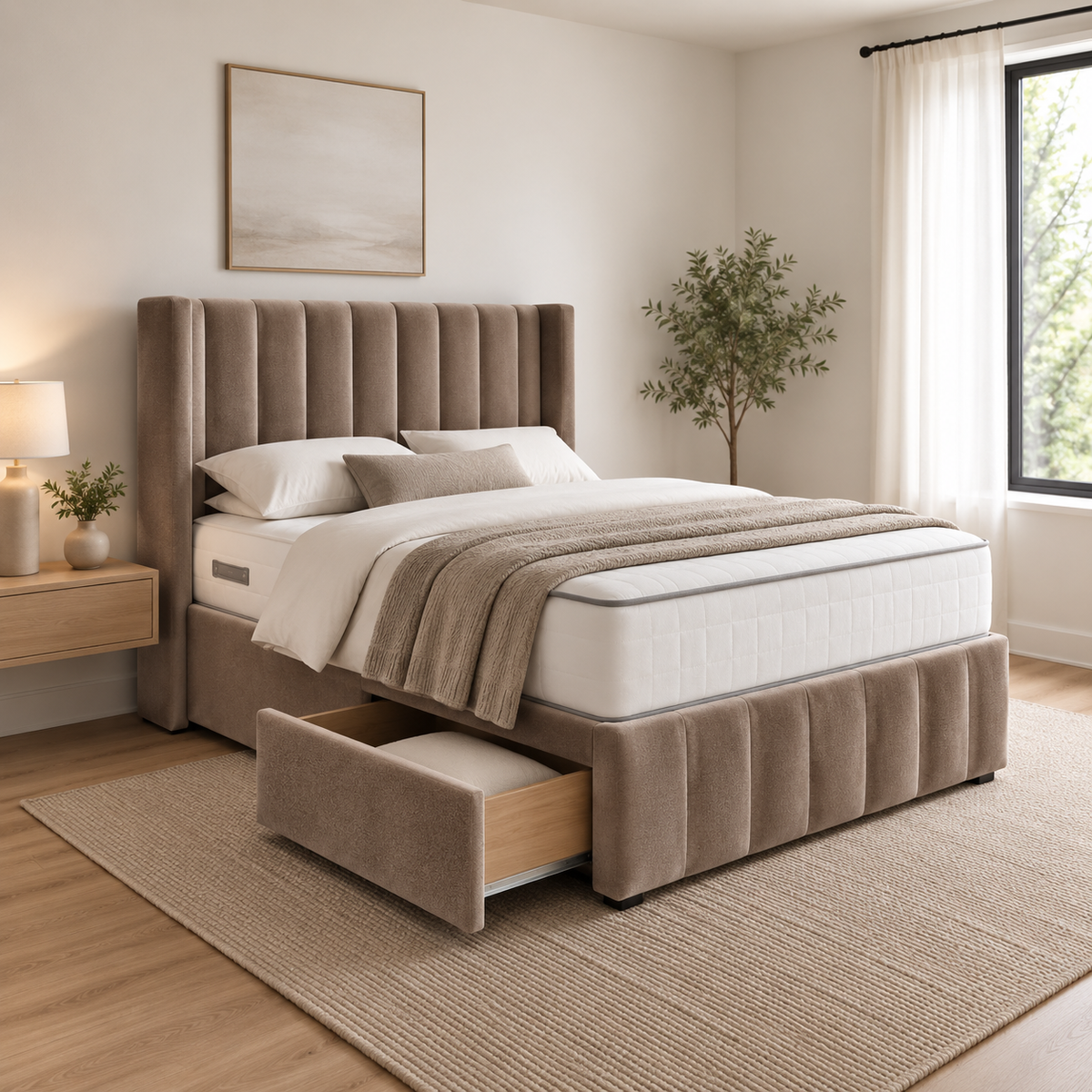 Berlin Wingback Divan Bed