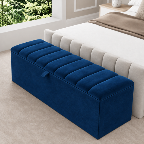 Navy Plush Velvet