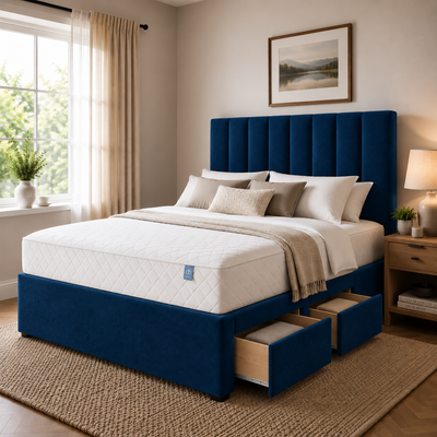 Navy Plush Velvet