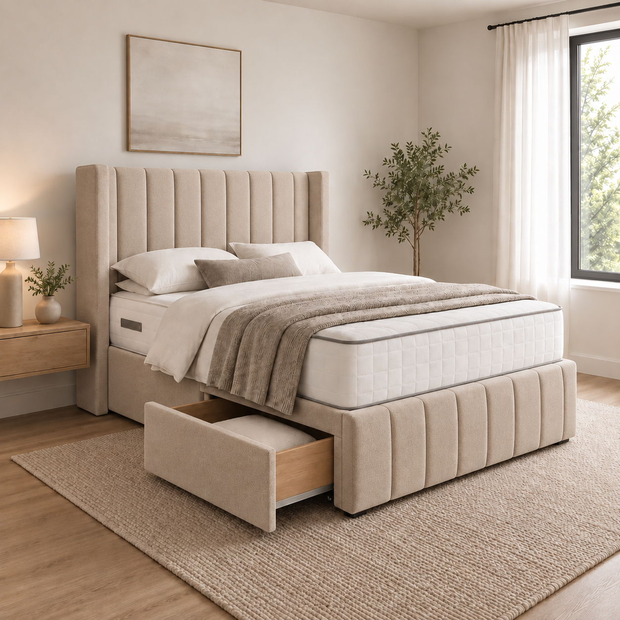Berlin Wingback Divan Bed