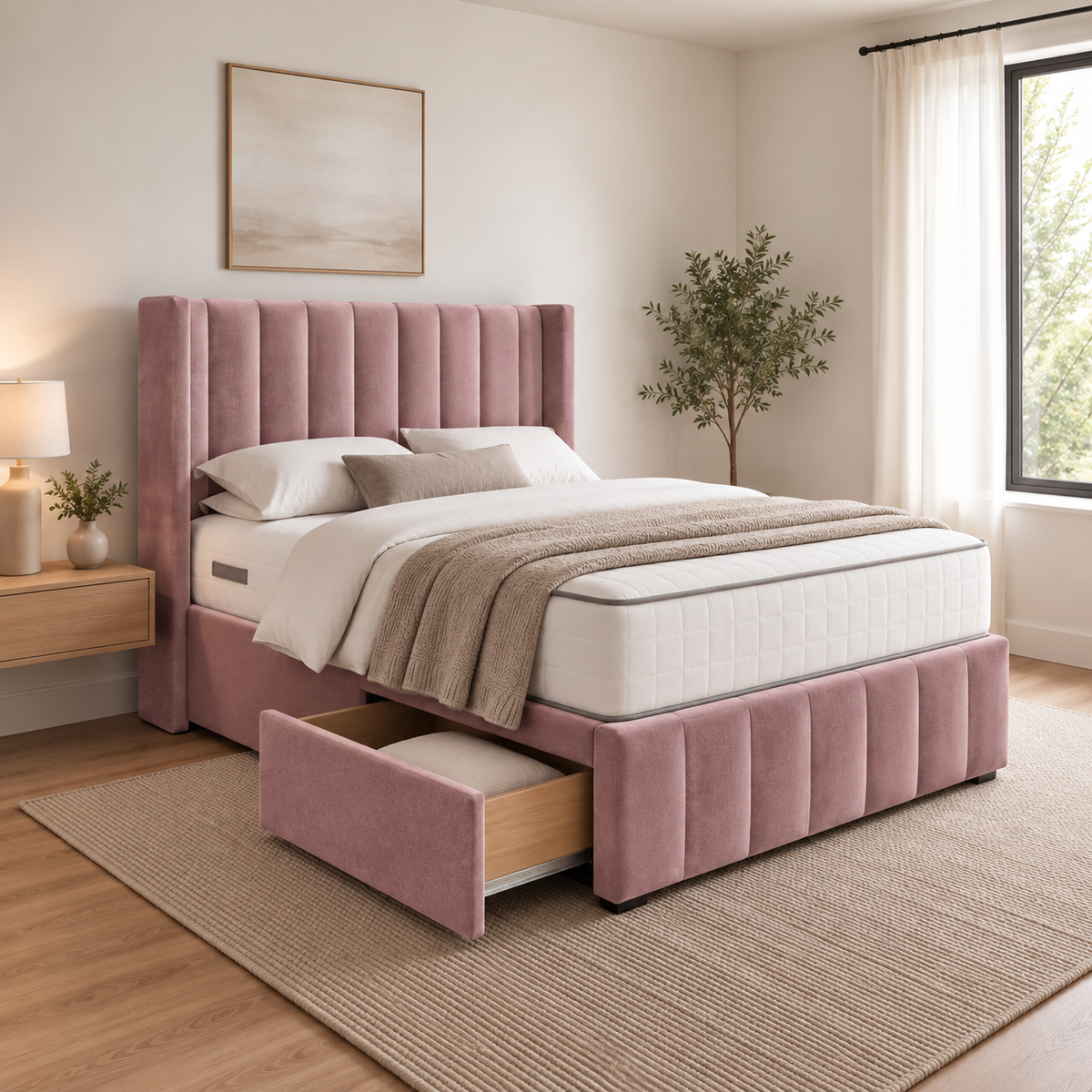 Berlin Wingback Divan Bed