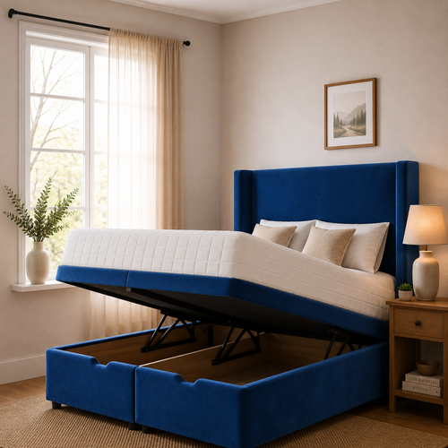 Navy Plush Velvet