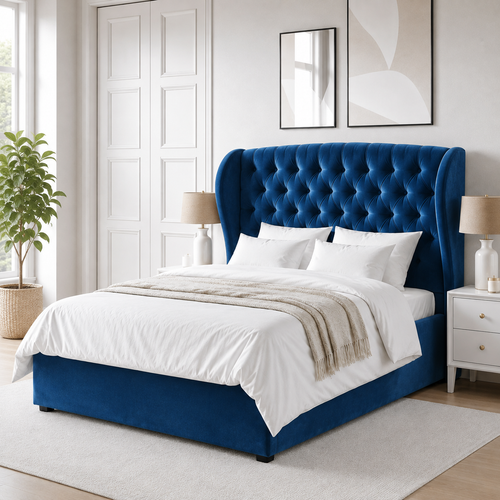 Navy Plush Velvet