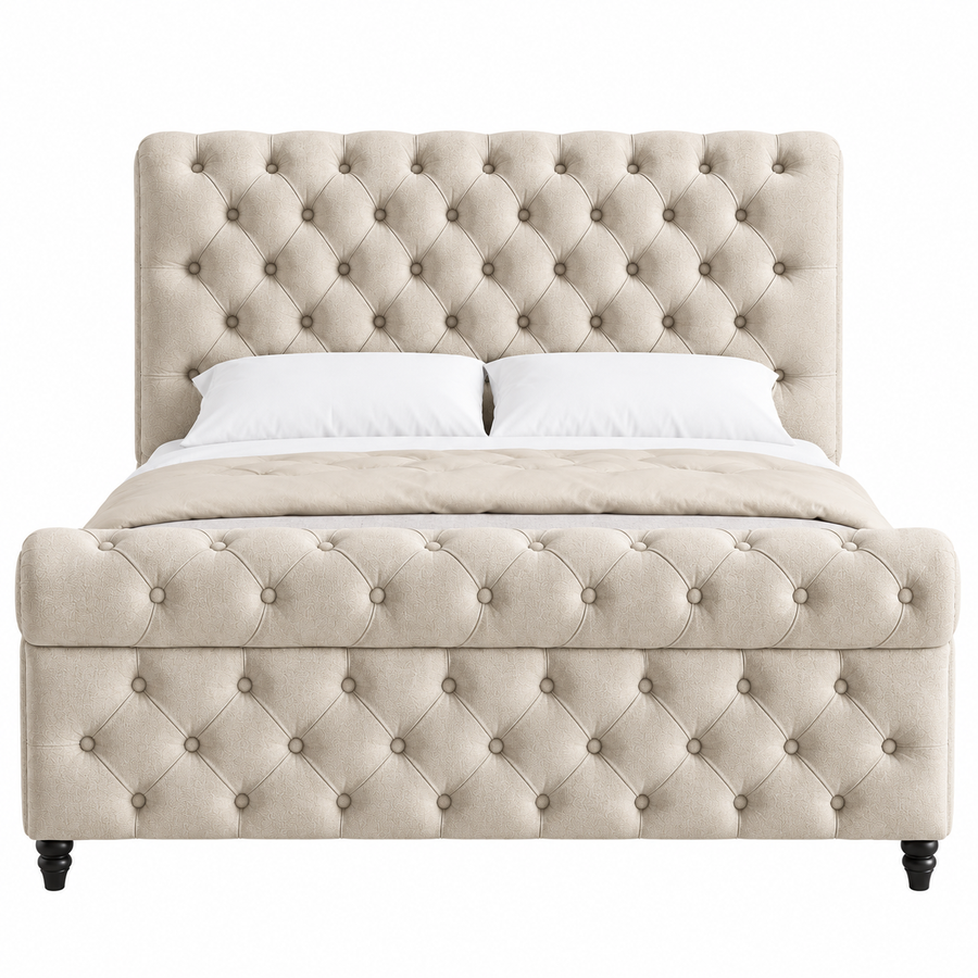 Malham Sleigh Bed