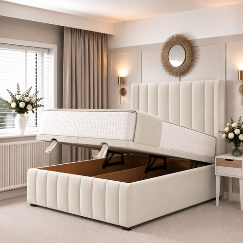 Cream Plush Velvet