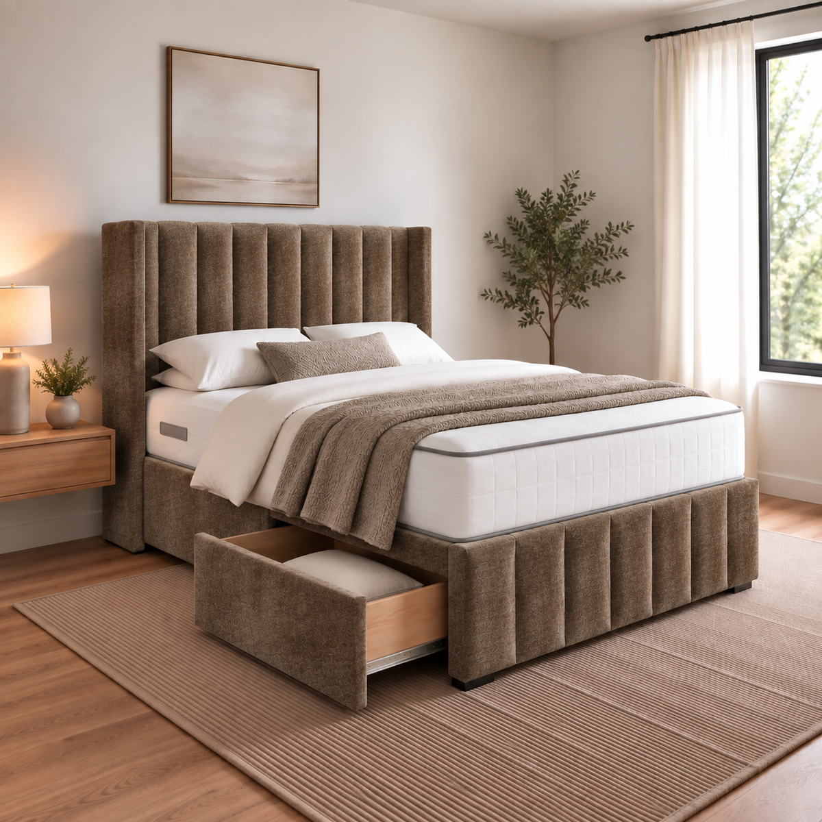 Berlin Wingback Divan Bed