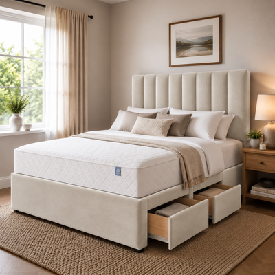 Cream Plush Velvet