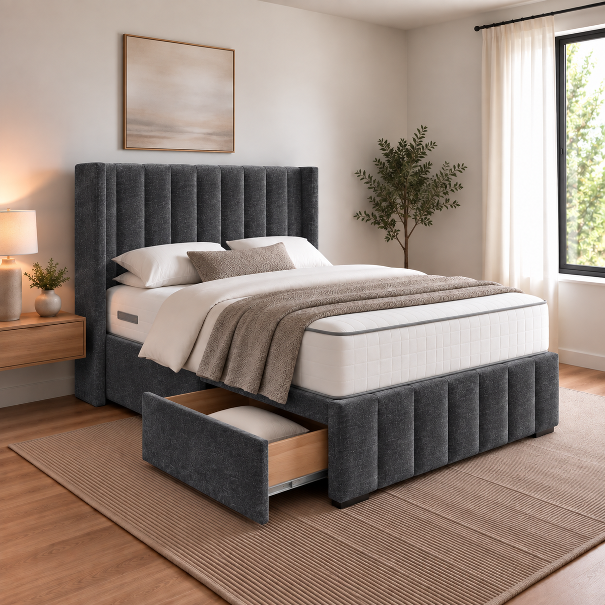 Berlin Wingback Divan Bed