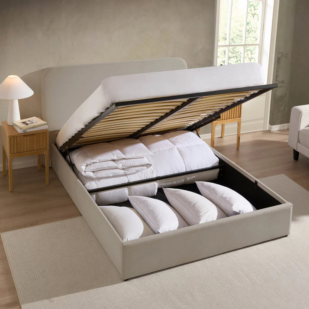 Ashton Upholstered Ottoman Bed