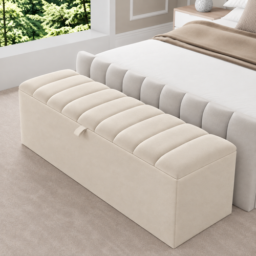Cream Plush Velvet