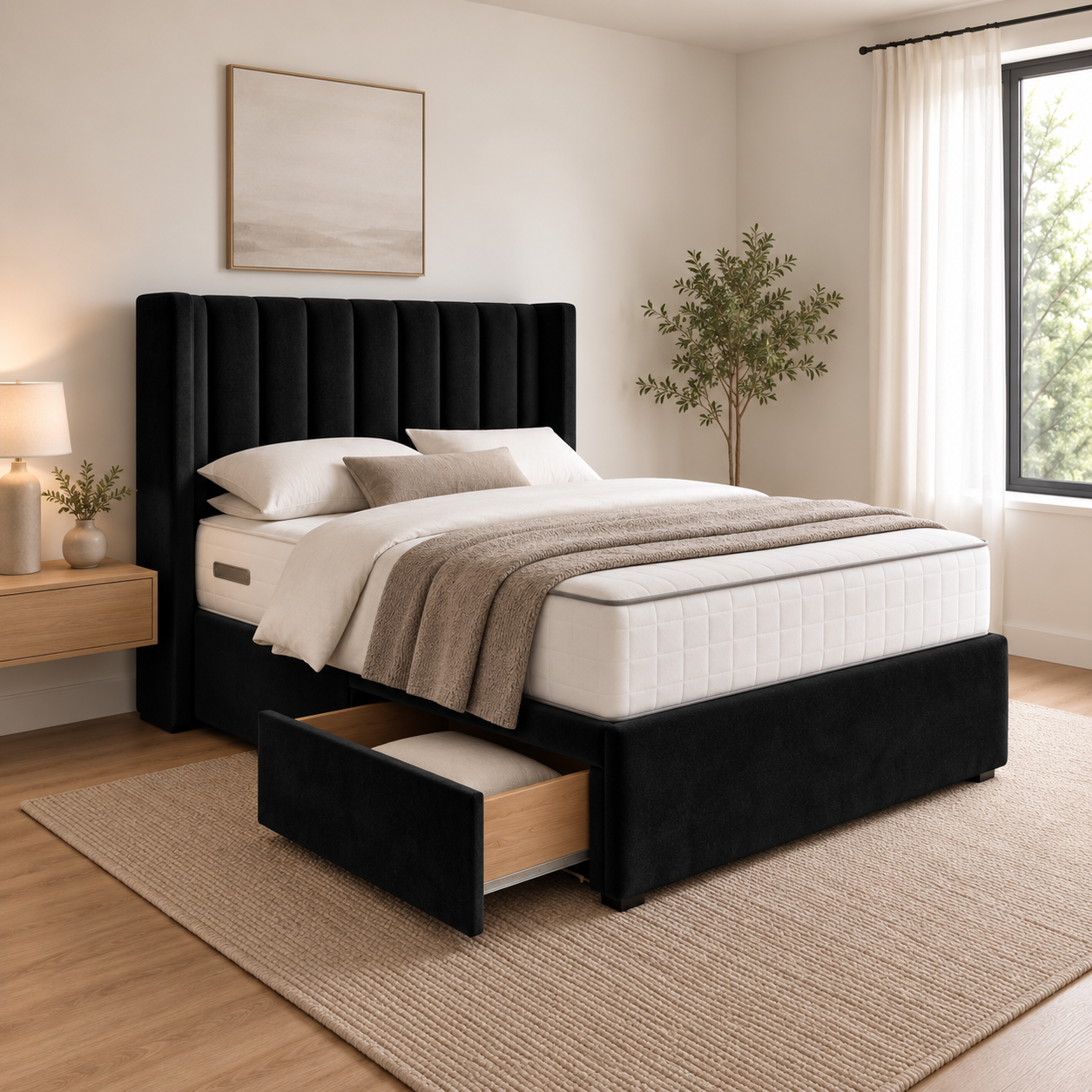 Berlin Wingback Divan Bed