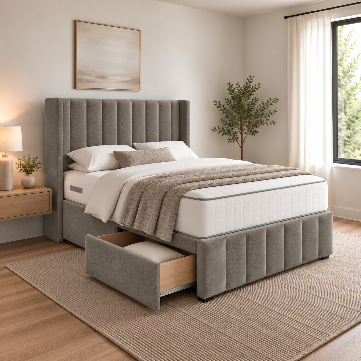 Berlin Wingback Divan Bed