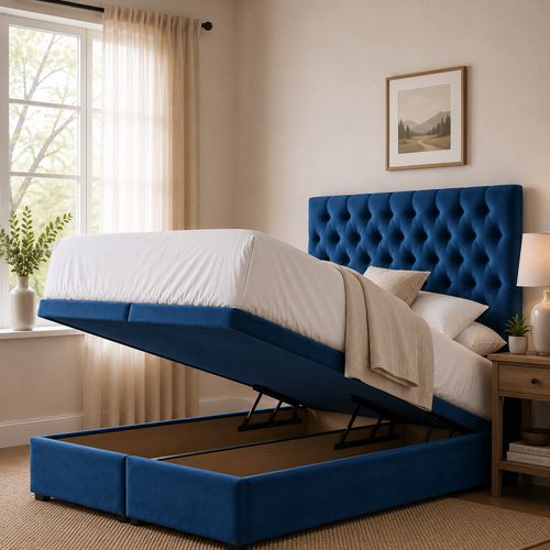 Navy Plush Velvet