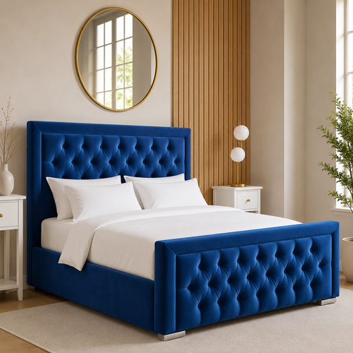 Navy Plush Velvet