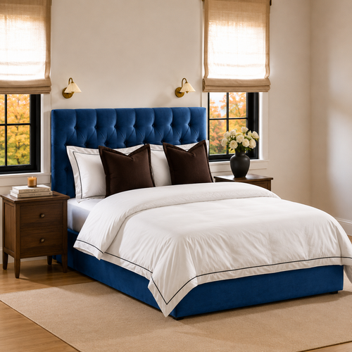 Navy Plush Velvet
