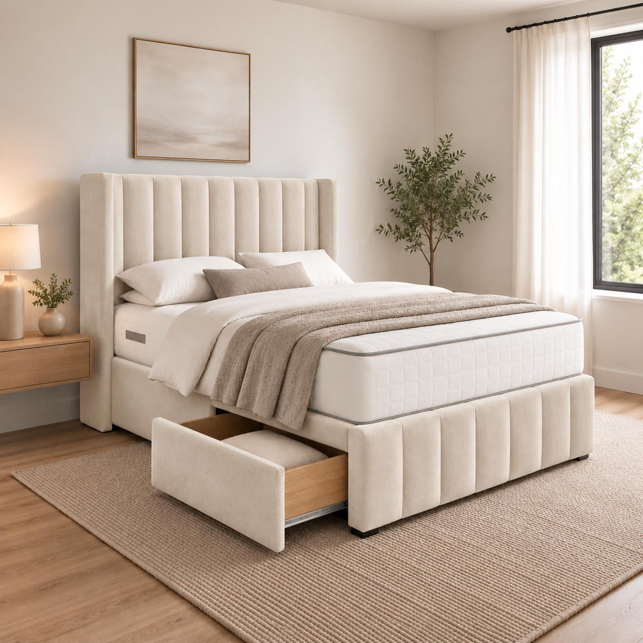 Berlin Wingback Divan Bed