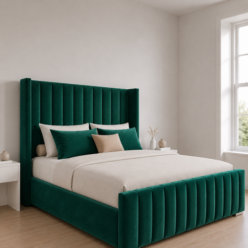 Emerald Green Plush Velvet