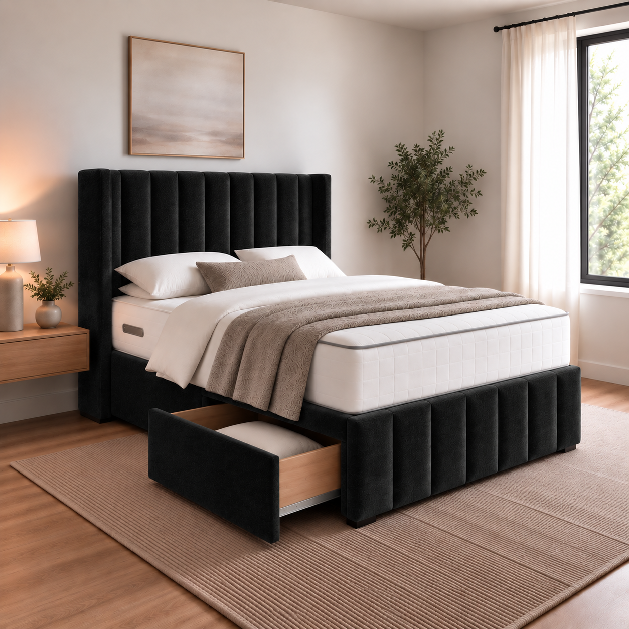 Berlin Wingback Divan Bed
