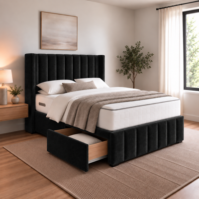 Black Plush Velvet