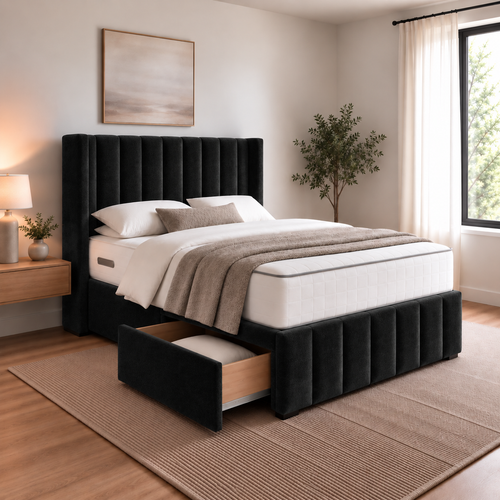 Black Plush Velvet