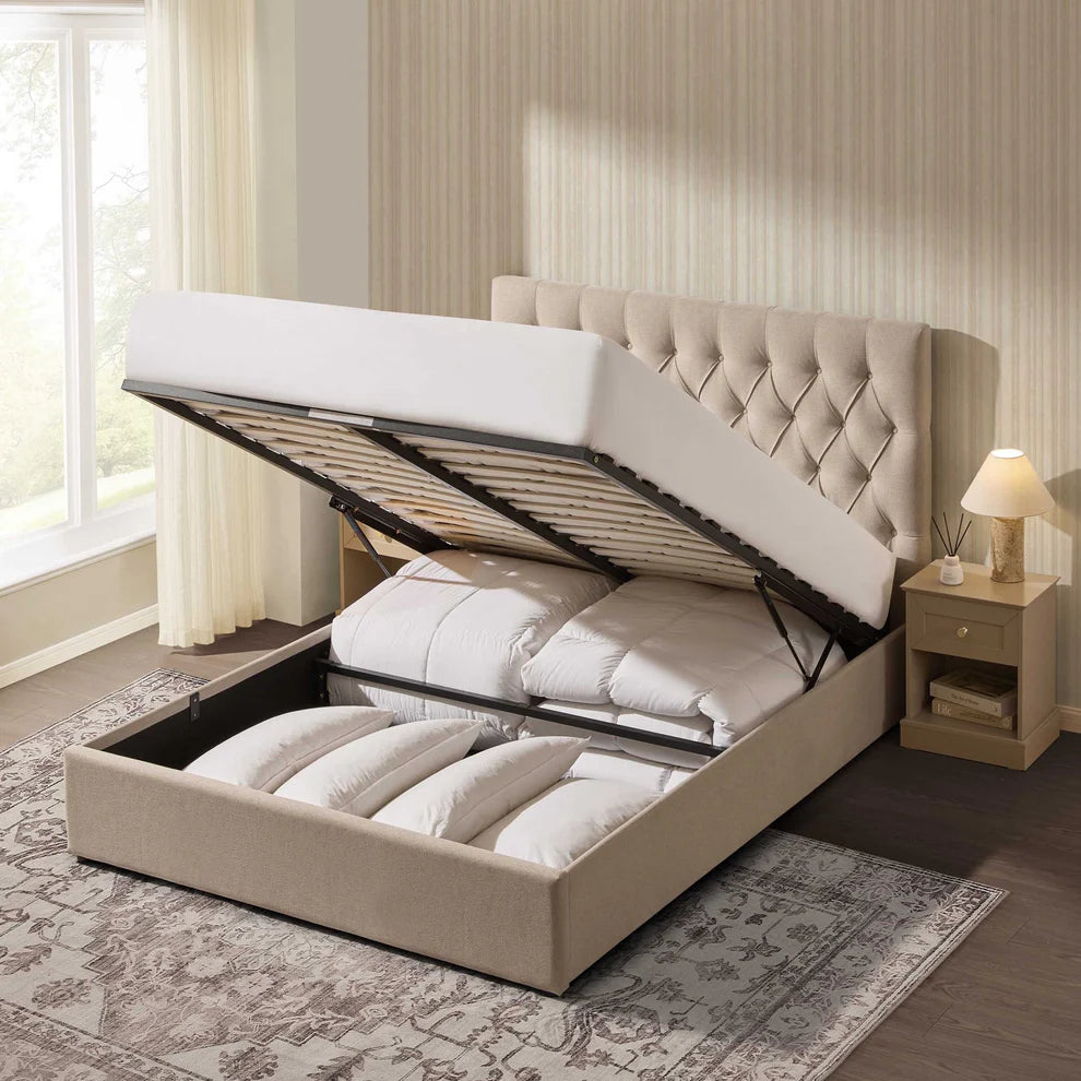 Florence Upholstered Ottoman Bed